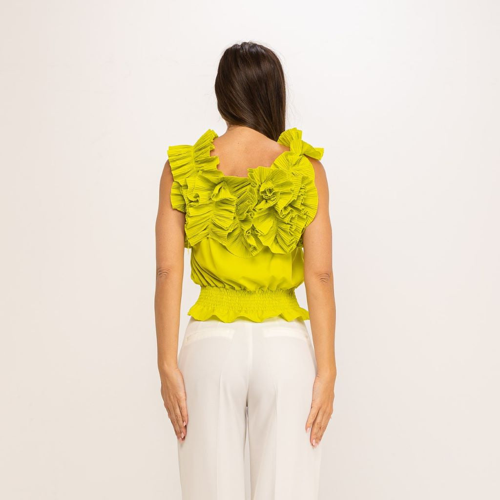 Top Volantes Lima MANGO ZARA