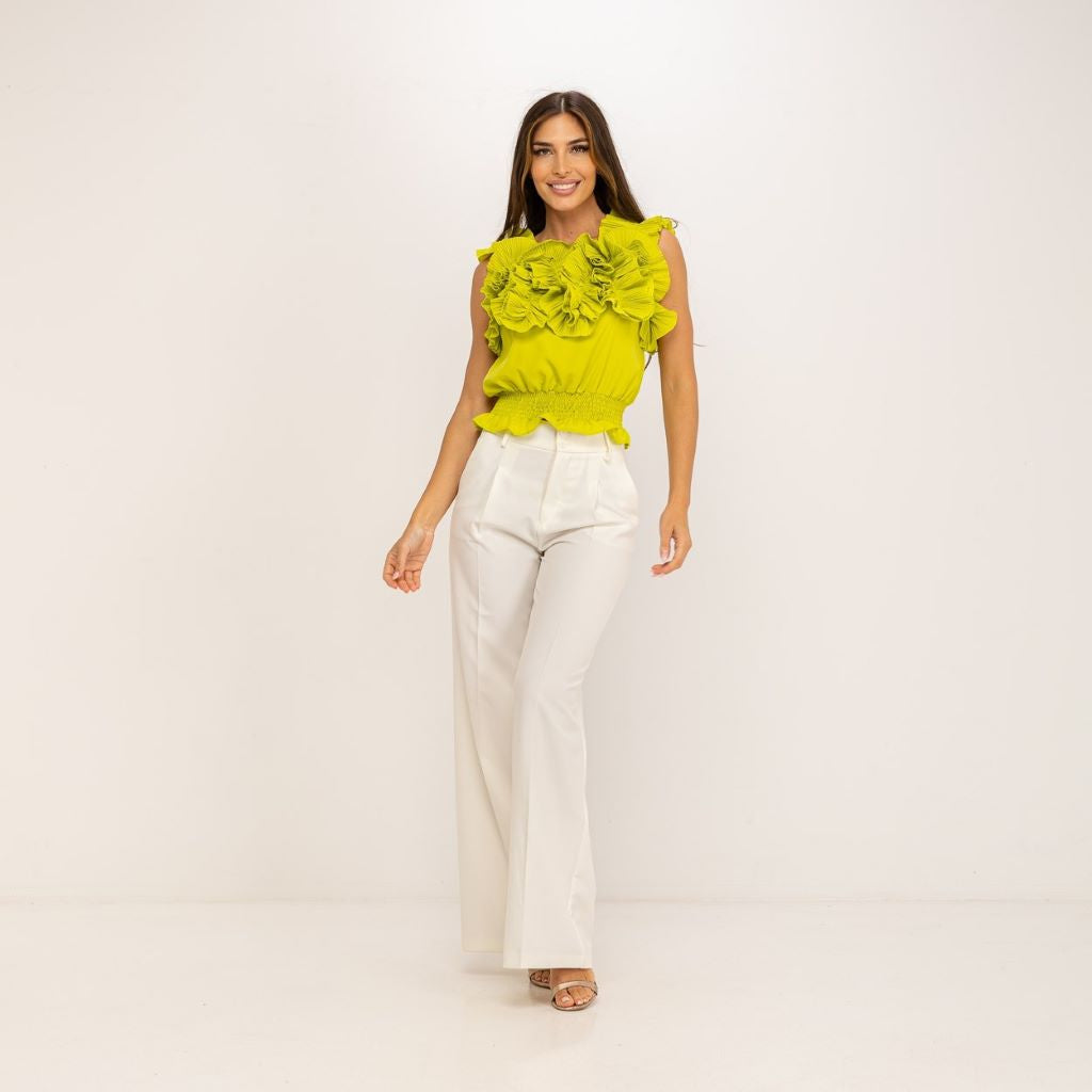 Top Volantes Lima MANGO ZARA