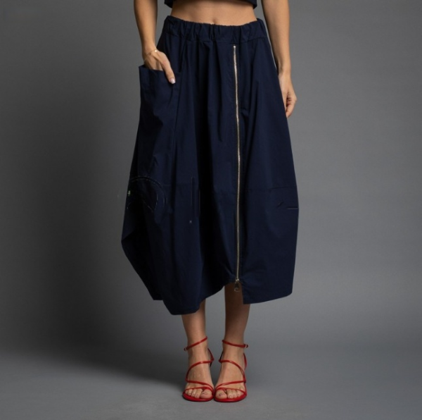 Falda Sport Azul MArino Amplia