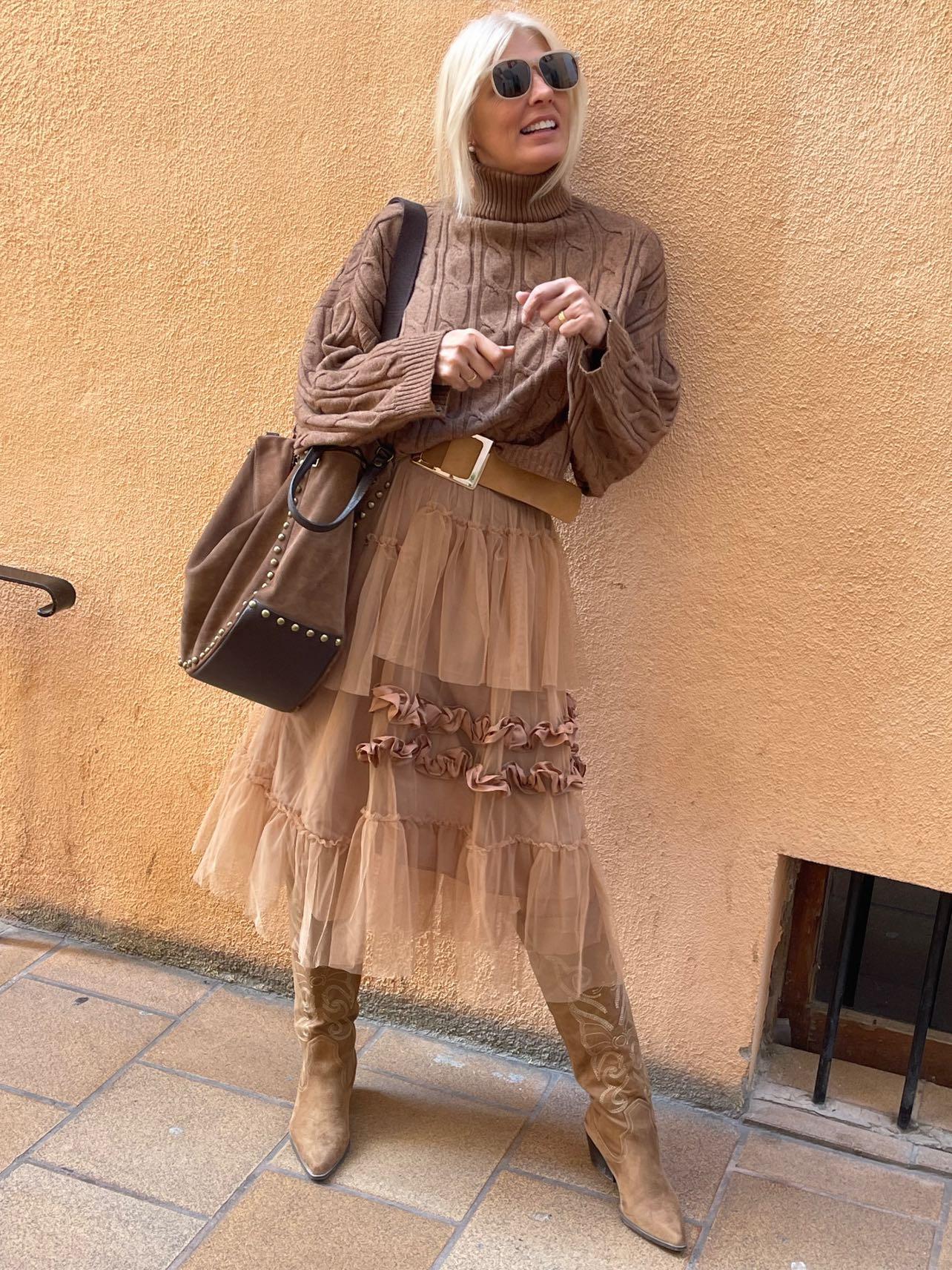 Falda de Tul Volantes ZARA MANGO