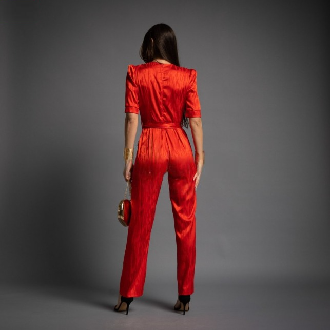 Mono de Fiesta Rojo Mariquita Trasquila