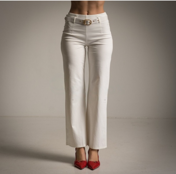 Pantalón de vestir blanco mujer ZARA MANGO Tallas Grandes