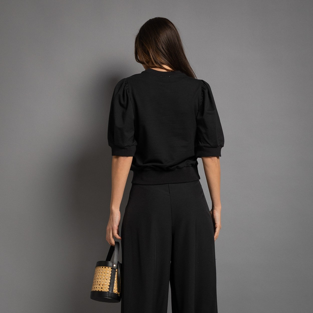 Sudadera Flores y ul Negra Carlota and CO