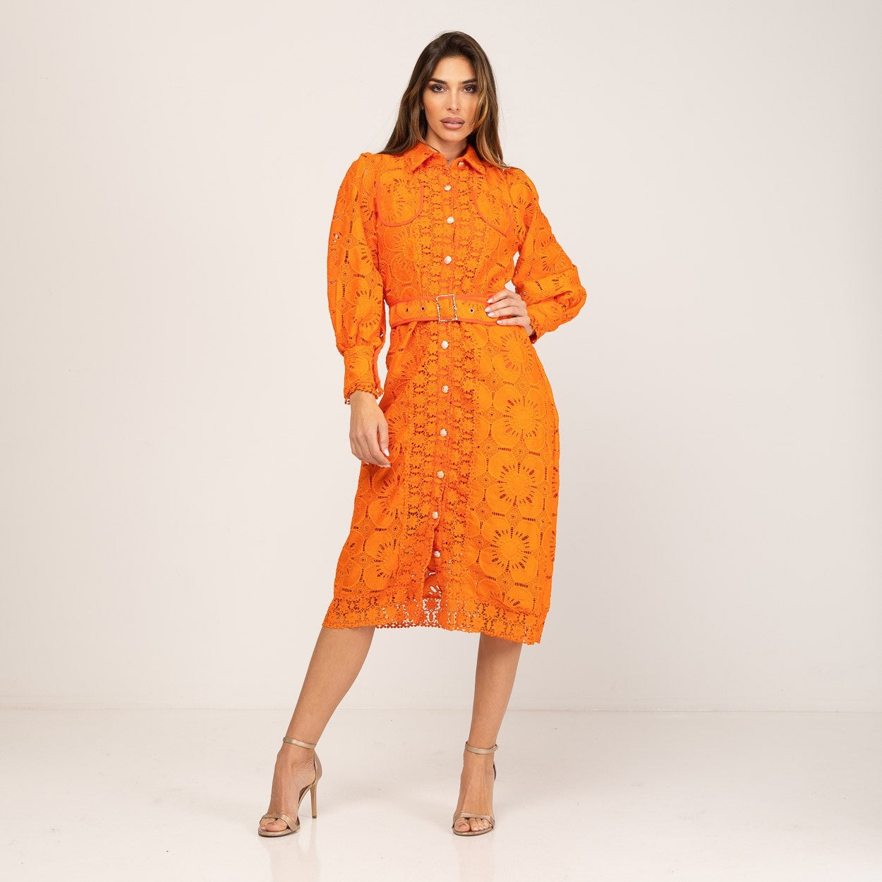 Vestido Camisero Blonda – Moda50