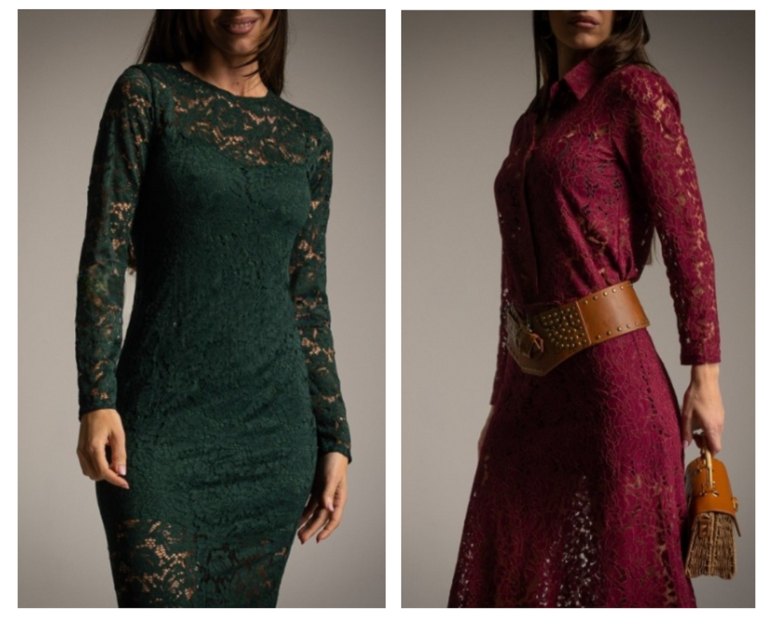 Vestidos y faldas de blonda: la tendencia más sofisticada y femenina del momento