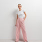 Pantalón Traje satinado rosa