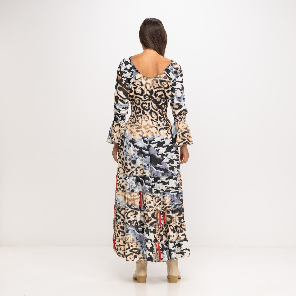 Vestido Boho estampado Animal Print