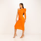 Vestido Paula Naranja