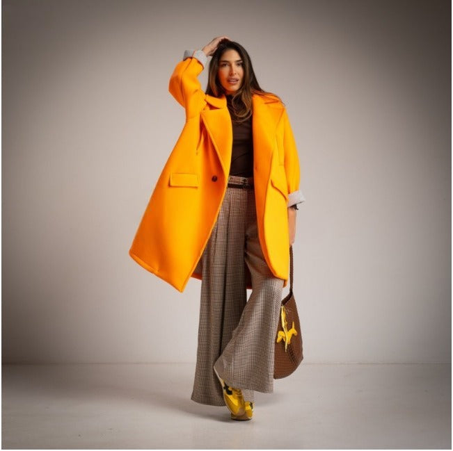 Abrigo Neopreno Naranja Fluor