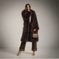 Abrigo Shaggy Marron Chocolate