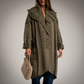 Abrigo oversize caqui