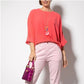Blusa Manga Coral con colgante de regalo ZARA