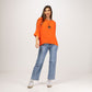Blusa Manga Japonesa Naranja  Chris Botti Shop