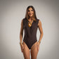 Body marron chocolate elegante Moda50
