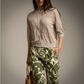 Bomber de encaje con lentejuelas beige Chris Botti Shop