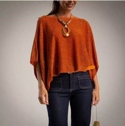 Capa Crop Lurex Teja