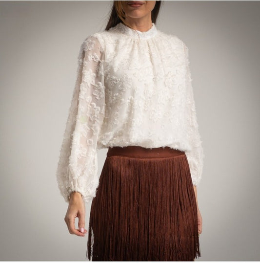Blusa Blanche Dévoré