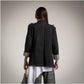 Chaqueta denim napoleonica negro