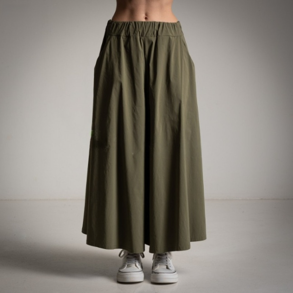 Falda Pantalón Caqui Moda50