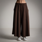 Falda Pantalon Marron Chocolate Moda50