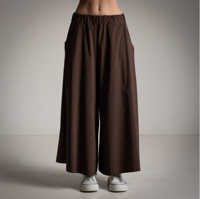 Falda Pantalon Marron Chocolate Moda50