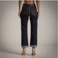 Jeans con cinturón de corazones en azul oscuro cigarette