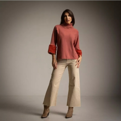 Jersey Cuello Vuelto Coral Chis Botti Shop