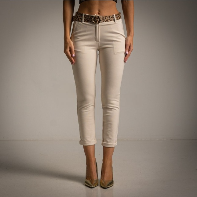 Pantalón Pitillo Crudo MANGO ZARA Tallas Grandes