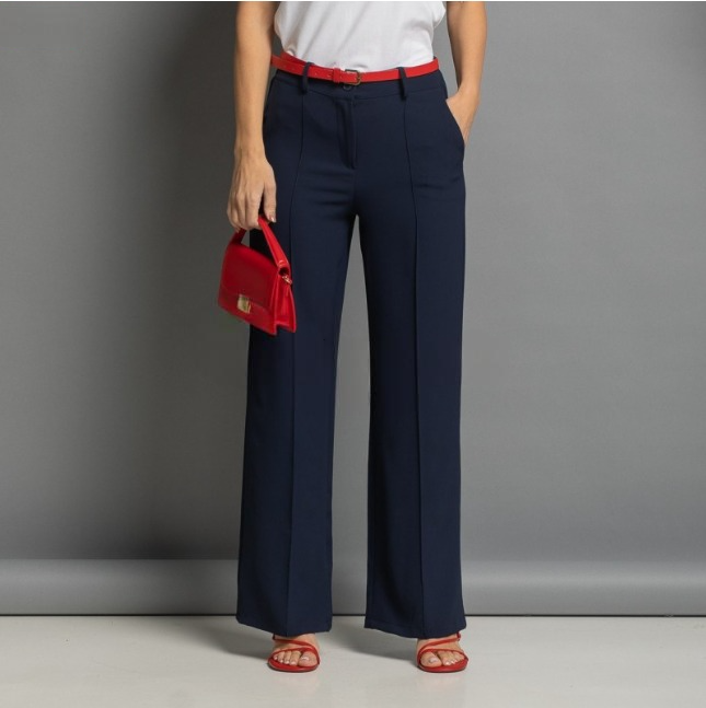 Pantalon de Vestir Azul Marino