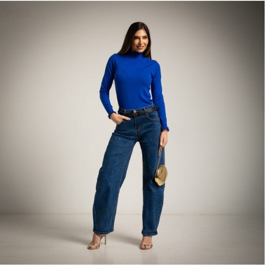 Pantalon vaquero de corte barrel