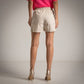 Short Beige con cintura elástica
