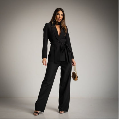 Traje pantalon negro Tallas Grandes