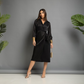 Vestido Negro Satinado