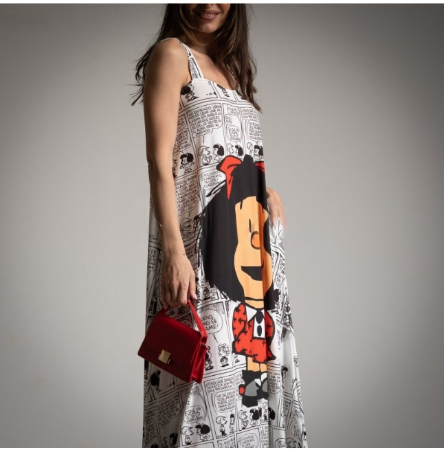 Vestido Estampado Mafalda Chris Botti Shop