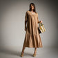 Vestido_Holgado_con_Volantes_Beige
