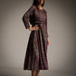 Vestido Tartan Morado ZARA