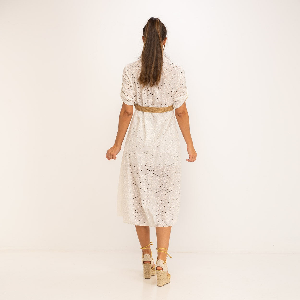 vestido ibicenco blanco