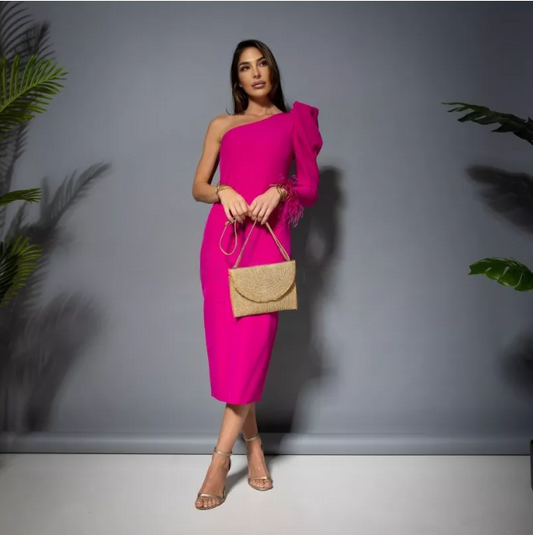 Vestido de Fiesta Fucsia