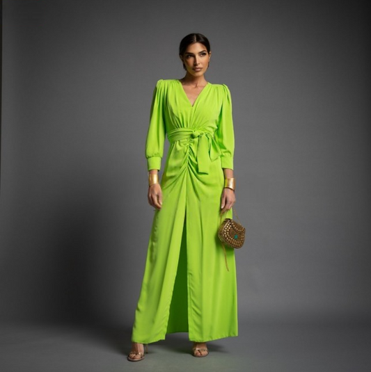 Vestido de Ceremonia Verde Lima