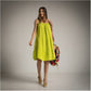 Vestido de algodón corto lima