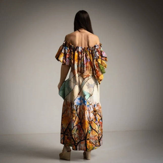 Vestido estampado Chris Botti Shop