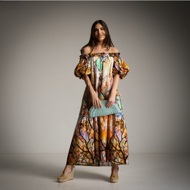 Vestido estampado ZARA