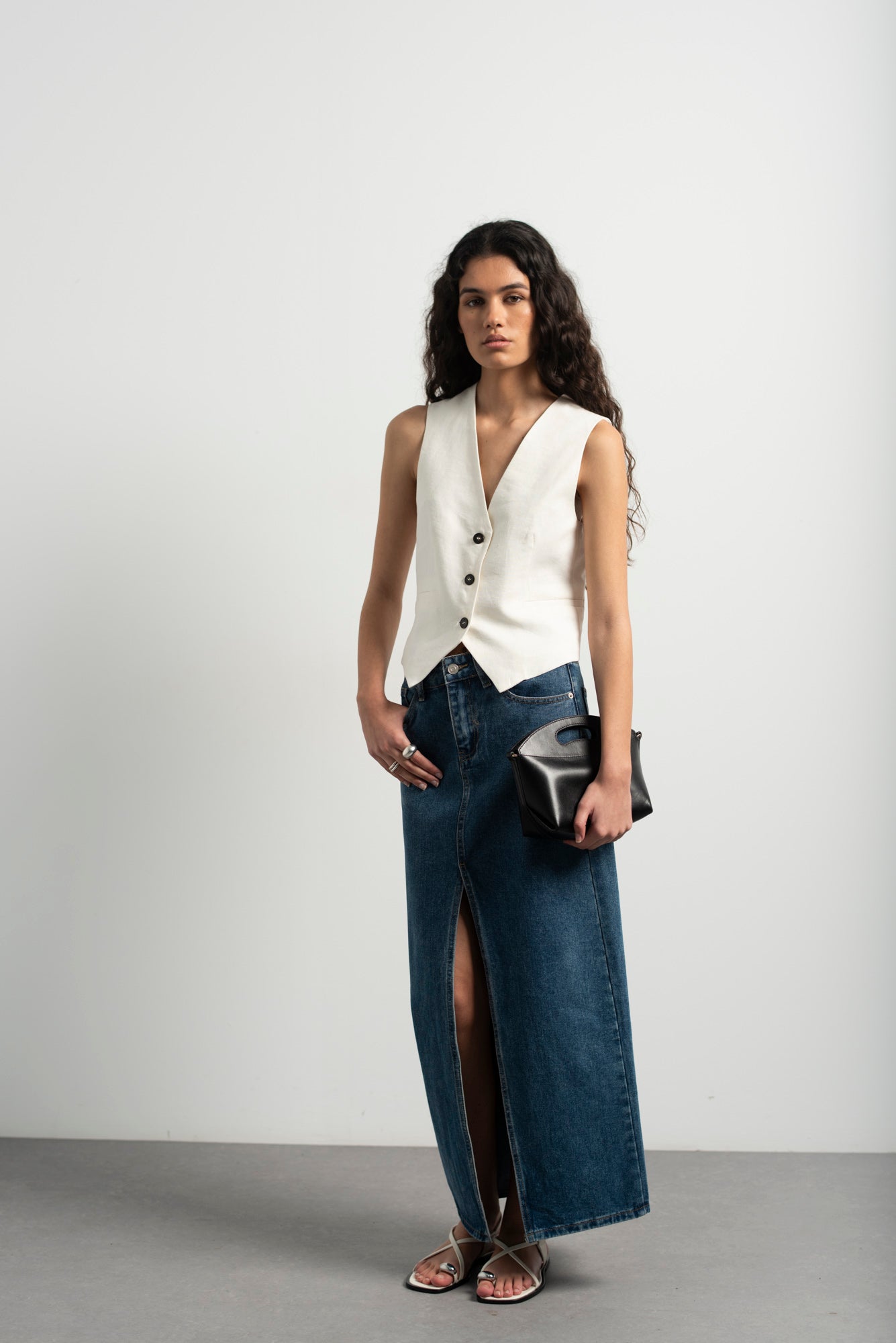 Falda Larga DEnim