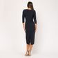 Vestido elegante de fiesta blanco y negro MANGO ZARA