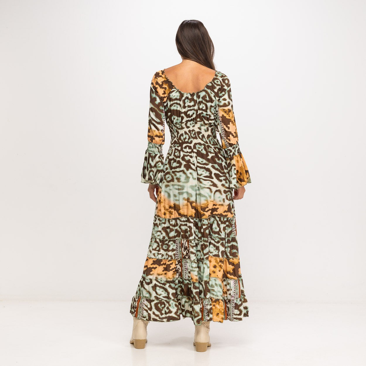 Vestido Boho estampado Animal Print