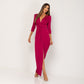 Vestido elegante de fiesta rojo Tallas Grandes
