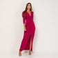 Vestido elegante de fiesta rojo Tallas Grandes